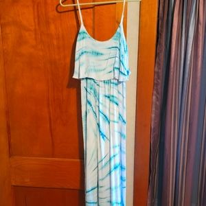 Tie dye beachy maxi